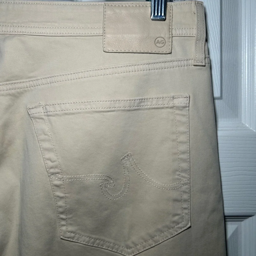 AG Adriano Goldschmied Everett Sueded Slim Straight Pants men's 36 x 34 classic